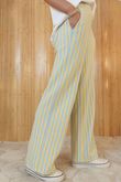Shoreditch Stripe Lounge Flare Trouser Lemonade & Iceberg /15=